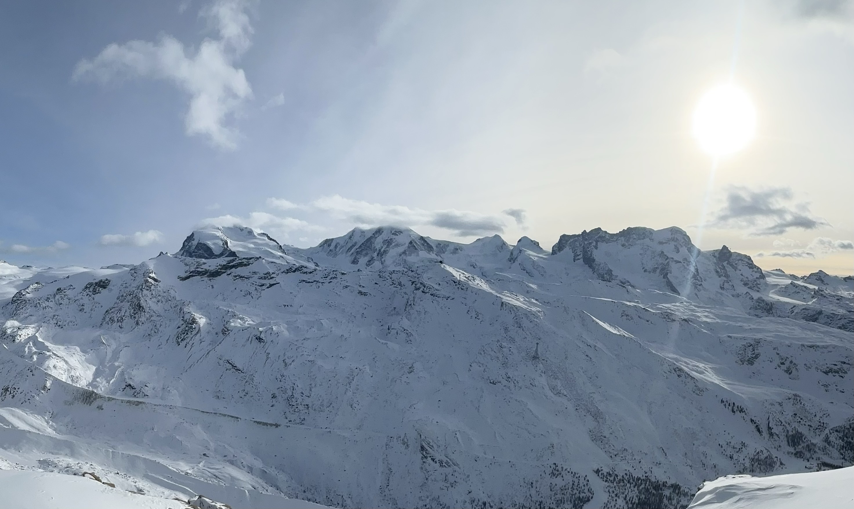 The Monte Rosa massif